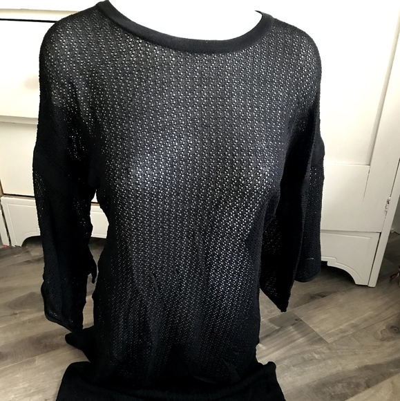 Coin 1804 Knit Dress Black Women's Size L - Picture 1 of 5